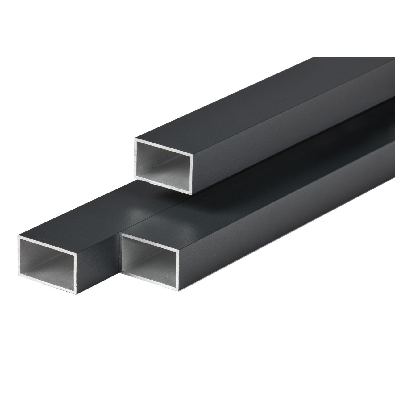 Aluminium ligger 3x5 cm zwart