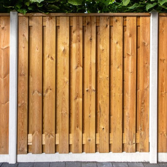 Betonpaal IJssel wit/grijs met diamantkop 10x10x280 cm