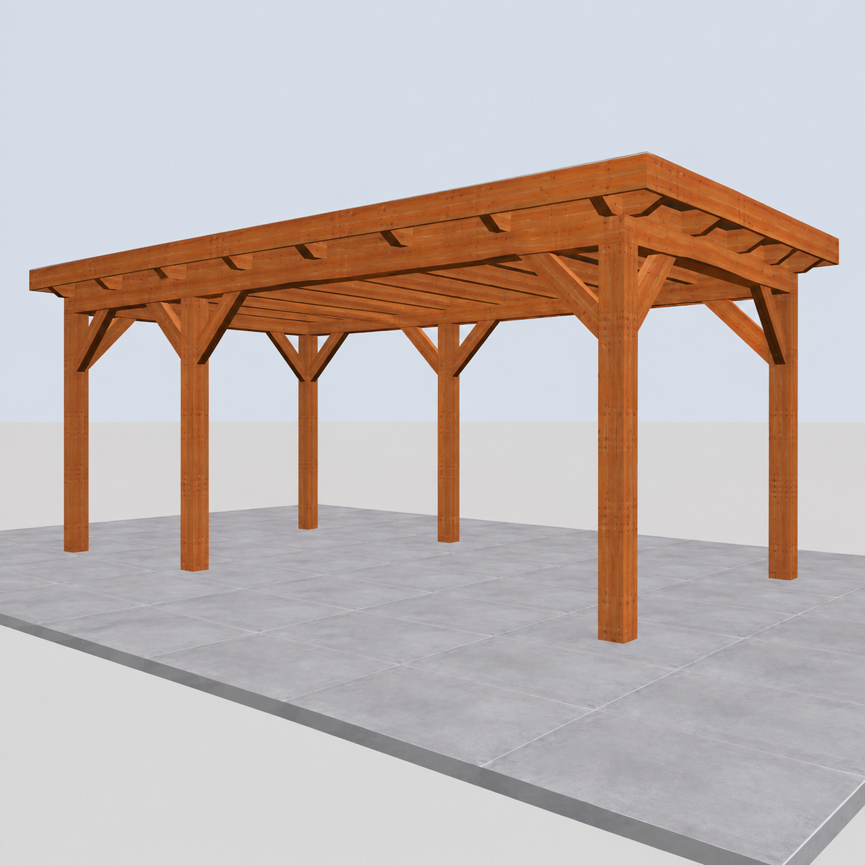 Douglas constructiepakket platdak 588x346 cm