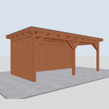 Douglas constructiepakket platdak 637x346 cm blank