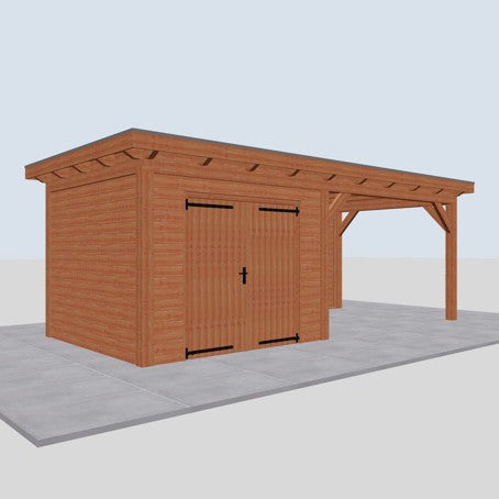 Douglas constructiepakket platdak 701x346 cm blank