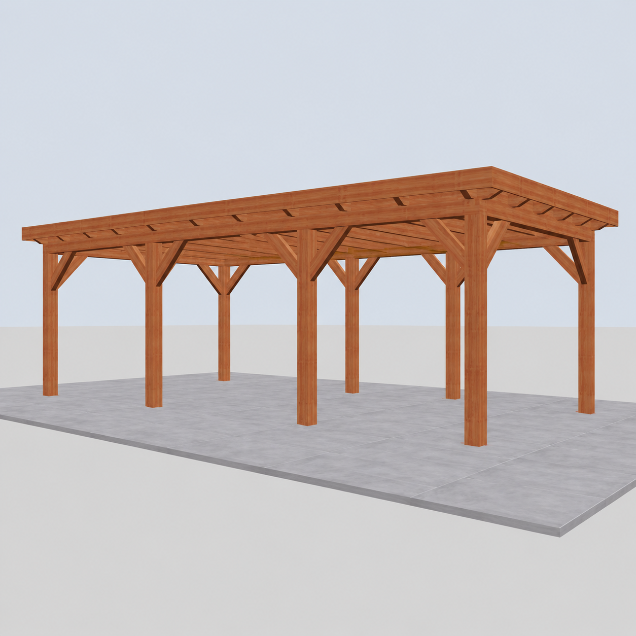Douglas constructiepakket platdak 769x410 cm