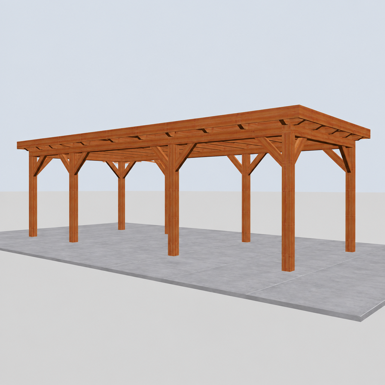 Douglas constructiepakket platdak 815x346 cm