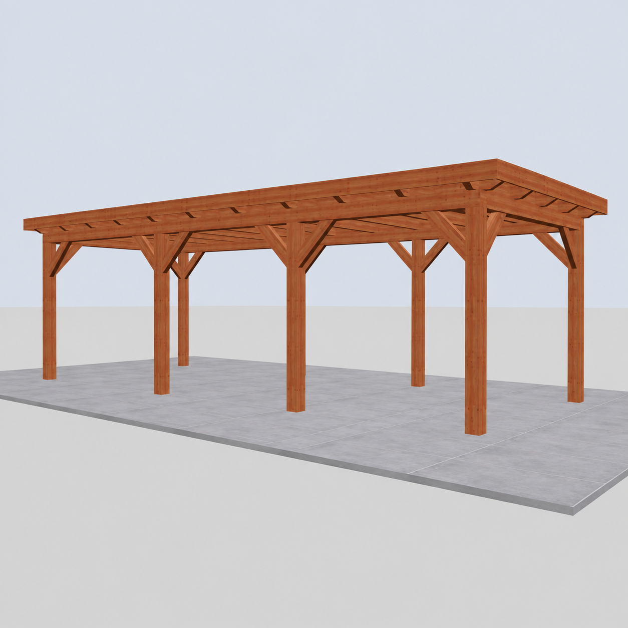 Douglas constructiepakket platdak 822x346 cm