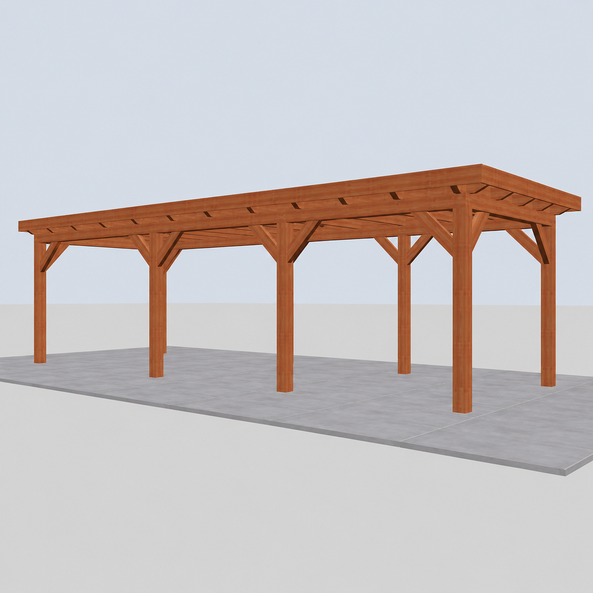 Douglas constructiepakket platdak 886x346 cm