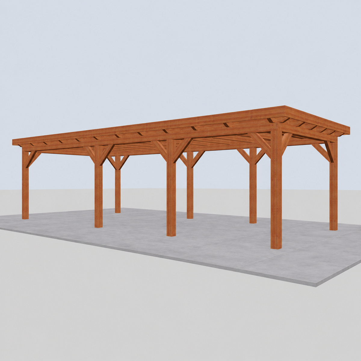 Douglas constructiepakket platdak 886x410 cm
