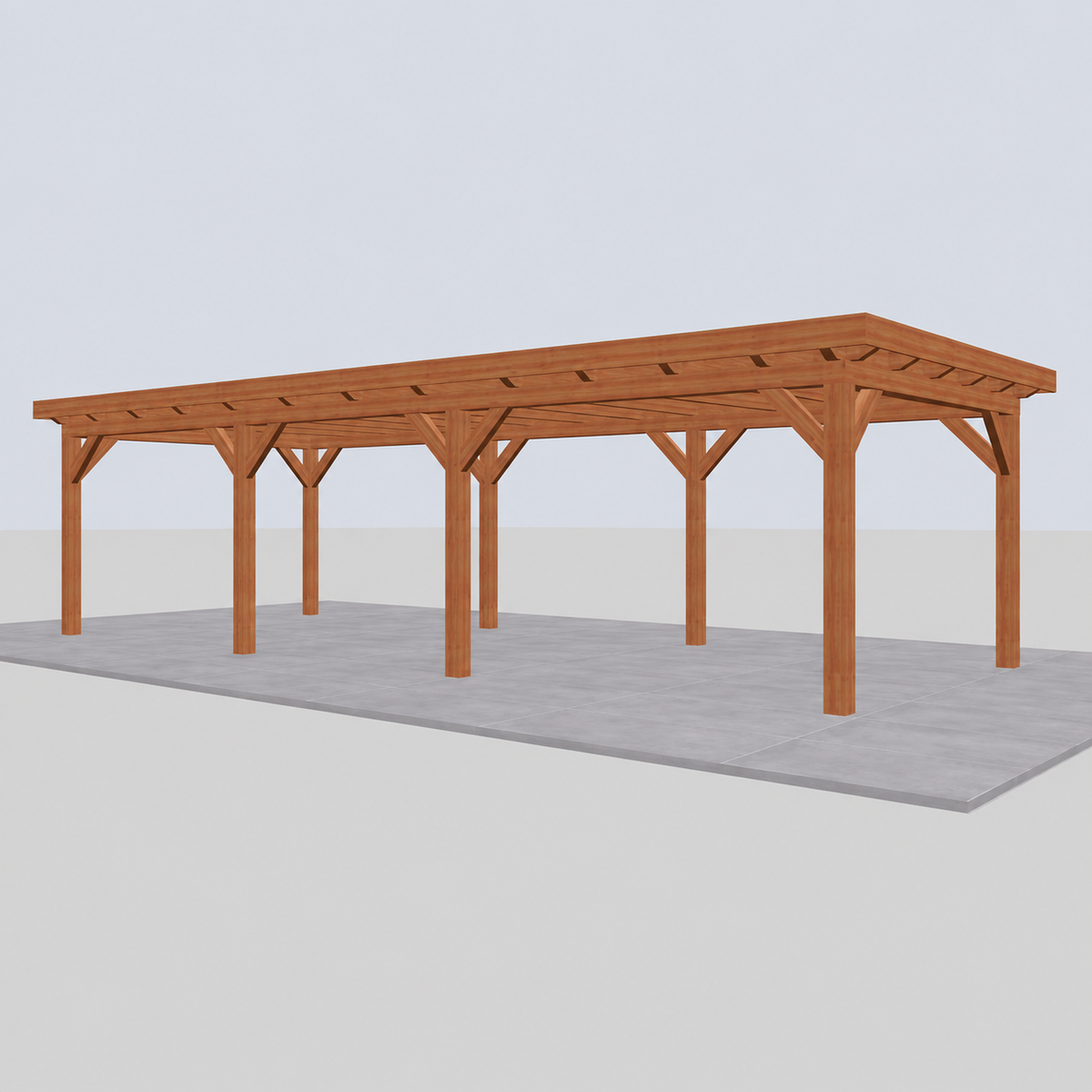 Douglas constructiepakket platdak 928x410 cm