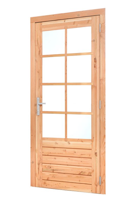 Douglas enkele glasdeur deluxe 8-ruits rechtsdraaiend 1100x2150 mm buitenmaat
