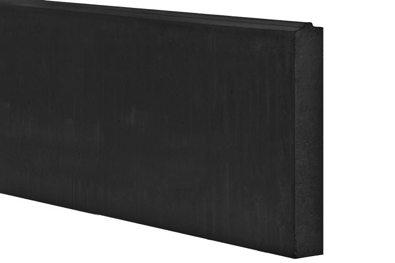 Onderplaat standaard beton antraciet gecoat 3,5x20 cm met veer