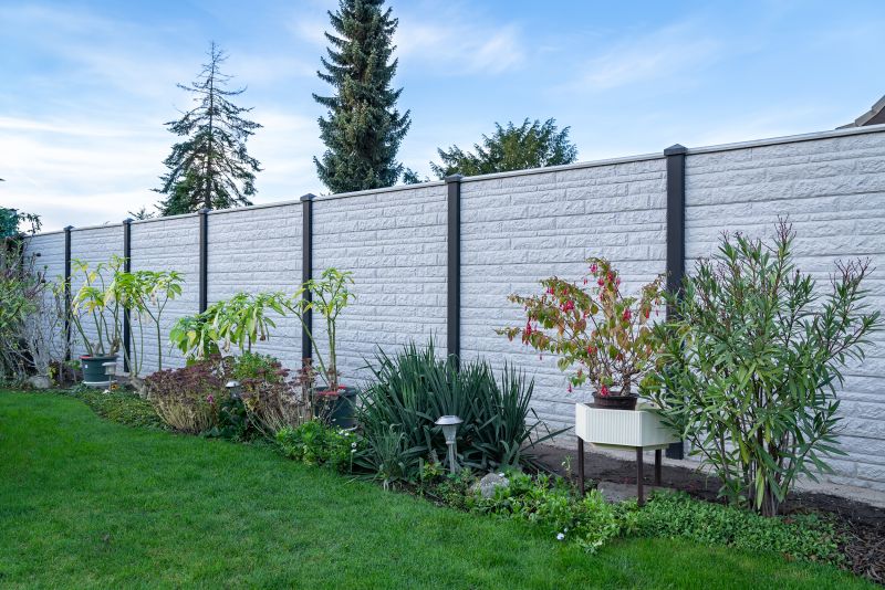 Onderplaat rotsmotief beton wit/grijs 184 cm