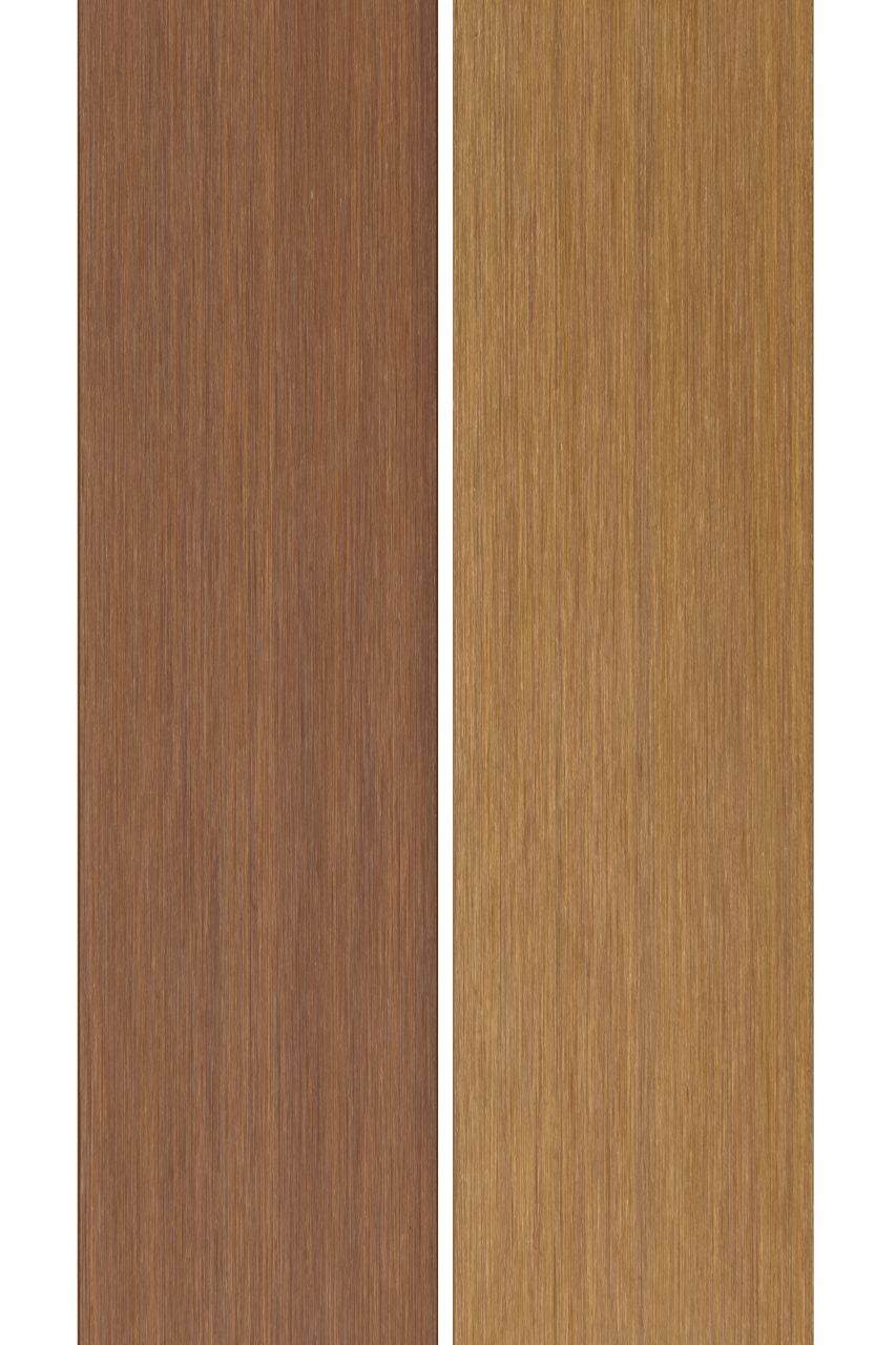 PuraTerra composiet vlonderplank 2,3x13,8 cm Teak 2-kleurig