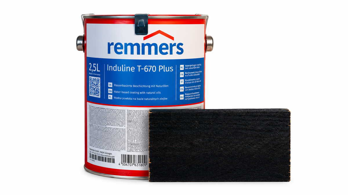 Remmers beits T-670 Plus zwart 2,5 ltr. (voorheen GW310)