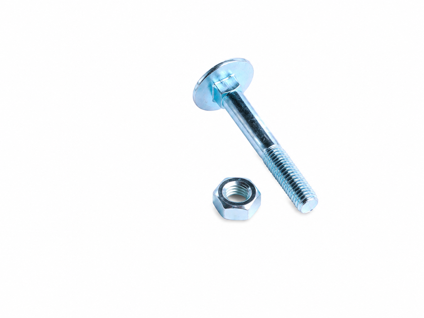 Slotbout verzinkt M8x60 mm