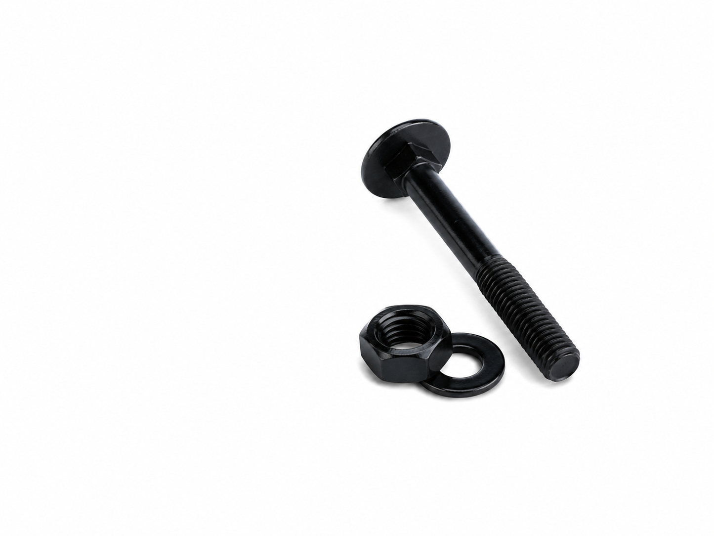 Slotbout zwart M8x60 mm