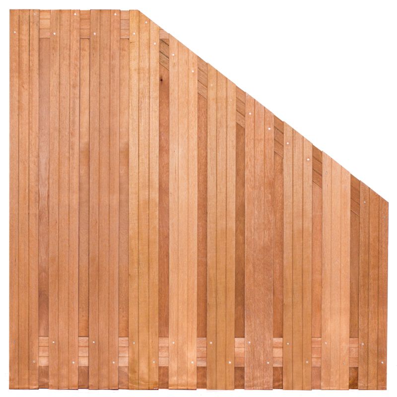 Keruing tuinscherm Dronten geschaafd 21 planks
