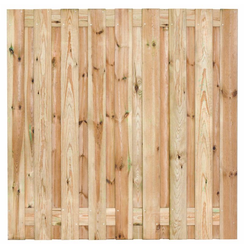 Grenen tuinscherm Vasse geschaafd 19 planks 180x180 cm