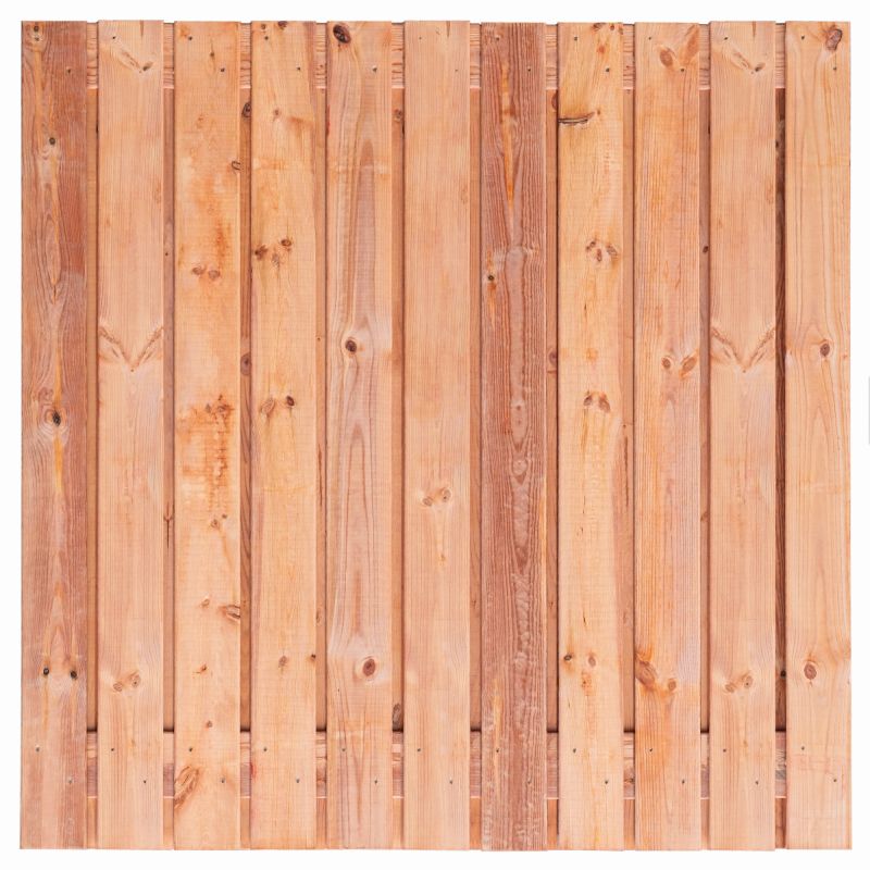 Red Class tuinscherm Agadir geschaafd 23 planks 180x180 cm