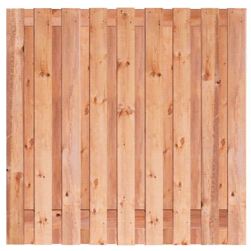 Red Class tuinscherm Tanger geschaafd 19 planks 180x180 cm