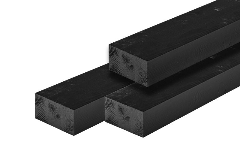 Vuren boven-/onderbalk t.b.v. steellook glaswanden 65x120 mm