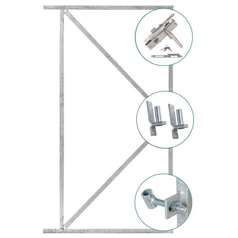 Tuindeur frames