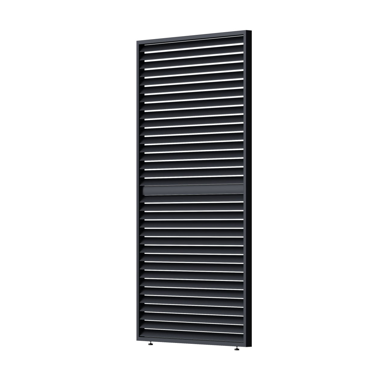 Aluminium louvrepaneel Advance Line antraciet