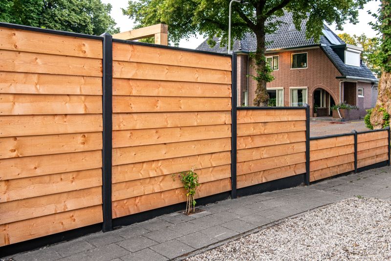 Betonpaal IJssel antraciet gecoat met diamantkop 10x10x220 cm