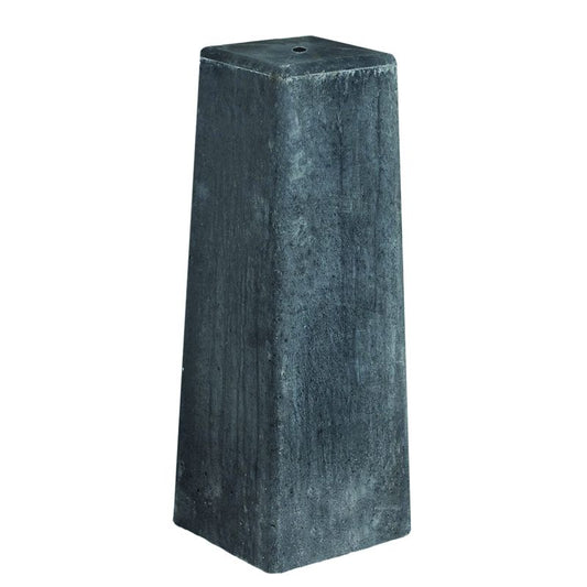 Betonpoer 18x18/15x15x50 cm antraciet met ingestorte M16 bus