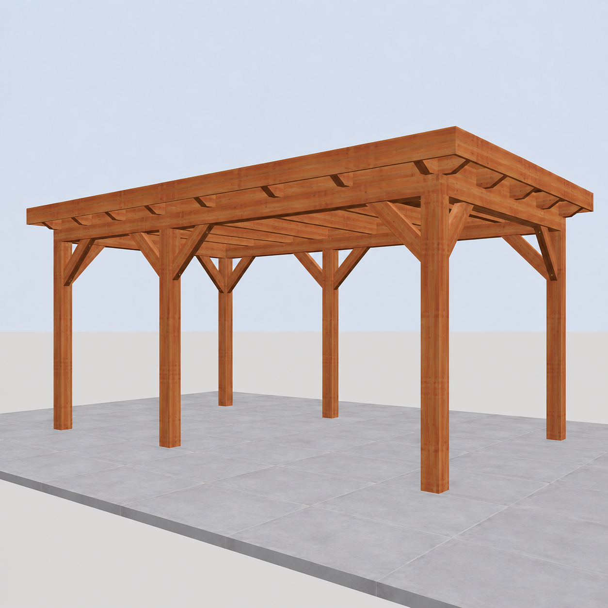 Douglas constructiepakket platdak 524x346 cm