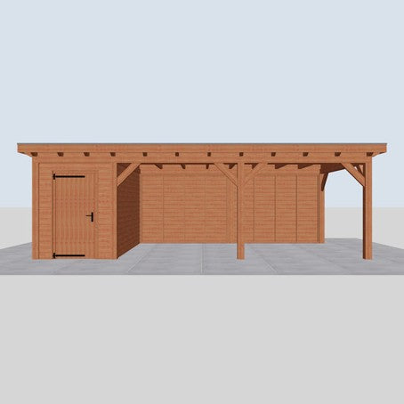 Douglas constructiepakket platdak 815x346 cm blank