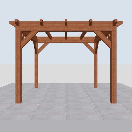 Douglas constructiepakket platdak 346x346 cm