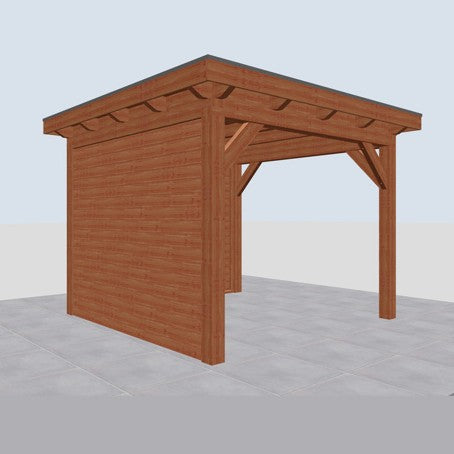 Douglas constructiepakket platdak 346x346 cm blank