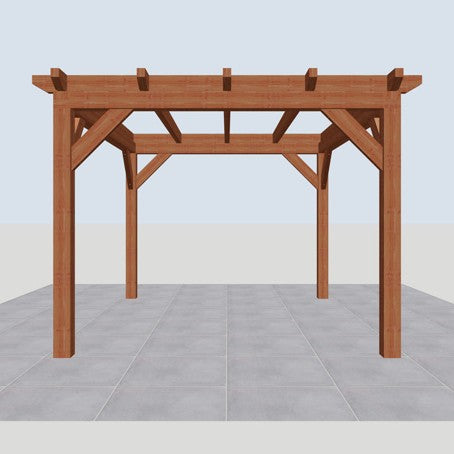 Douglas constructiepakket platdak 346x410 cm