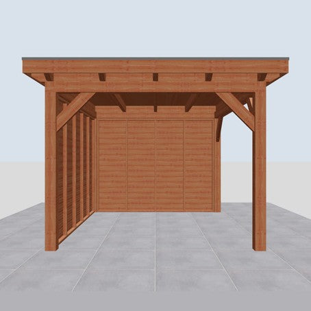 Douglas constructiepakket platdak 346x410 cm blank