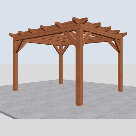 Douglas constructiepakket platdak 410x346 cm