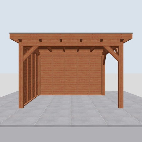 Douglas constructiepakket platdak 410x346 cm blank