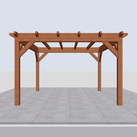 Douglas constructiepakket platdak 410x410 cm