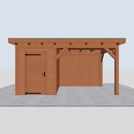 Douglas constructiepakket platdak 524x346 cm blank