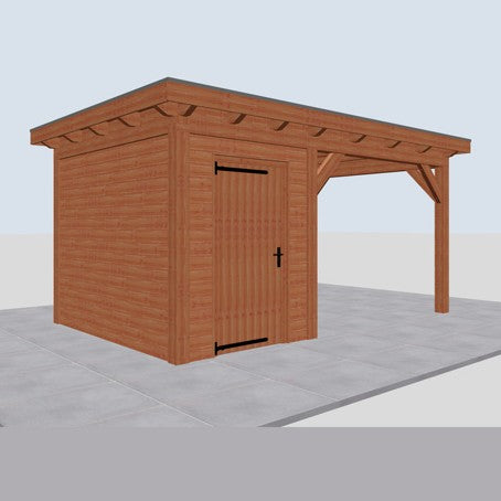 Douglas constructiepakket platdak 524x346 cm blank