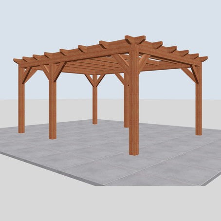 Douglas constructiepakket platdak 524x410 cm