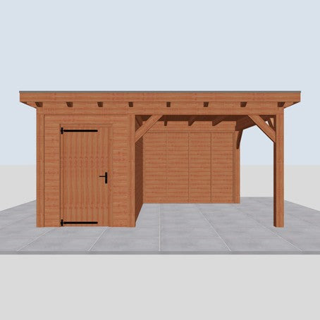 Douglas constructiepakket platdak 524x410 cm blank