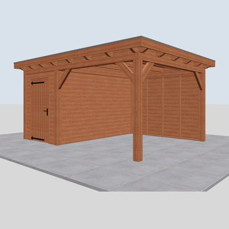 Douglas constructiepakket platdak 524x410 cm blank