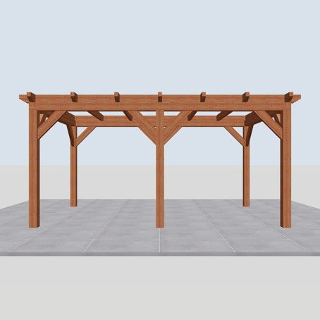 Douglas constructiepakket platdak 531x346 cm
