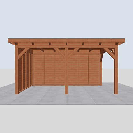 Douglas constructiepakket platdak 531x346 cm blank