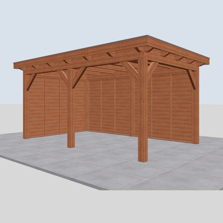 Douglas constructiepakket platdak 531x346 cm blank