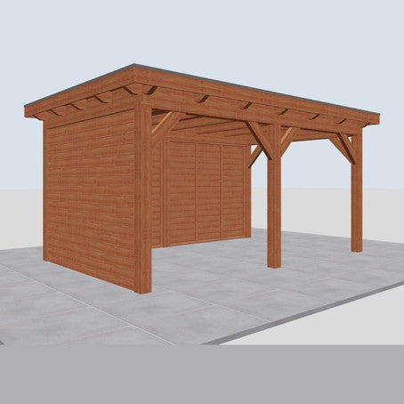 Douglas constructiepakket platdak 531x346 cm blank