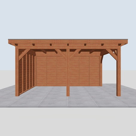 Douglas constructiepakket platdak 531x410 cm blank