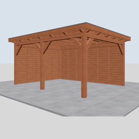 Douglas constructiepakket platdak 531x410 cm blank