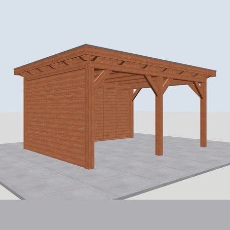 Douglas constructiepakket platdak 531x410 cm blank