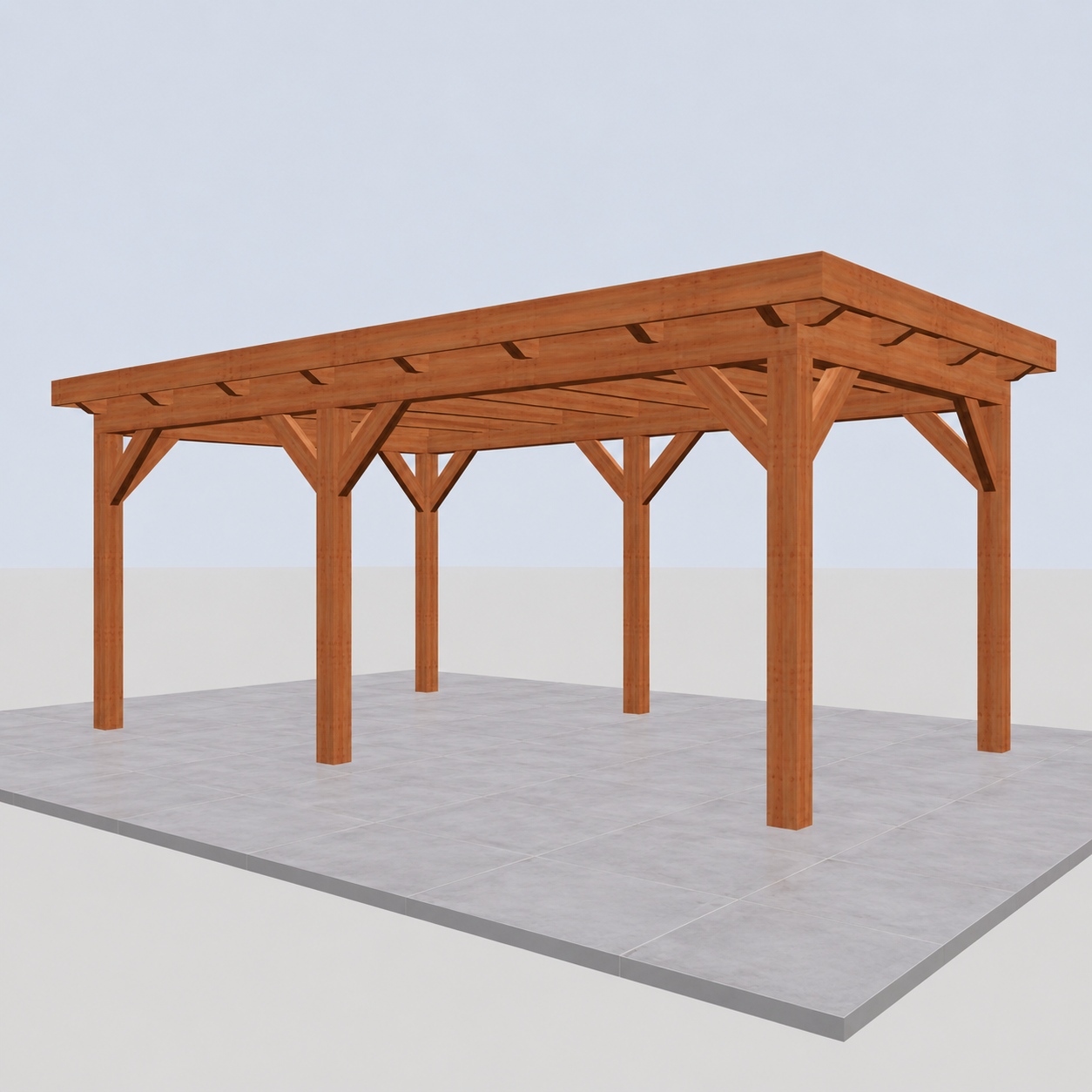 Douglas constructiepakket platdak 584x346 cm