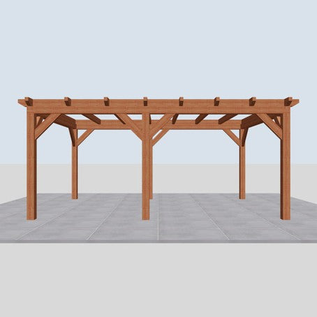 Douglas constructiepakket platdak 584x410 cm